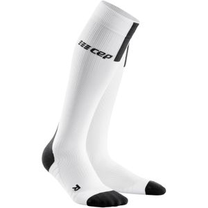 CEP WP40BX Compression Tall Socks 3.0 White-Dark Grey II Laufsocken