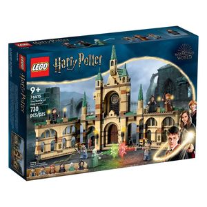 LEGO 76415 Harry Potter Der Kampf um Hogwarts, Schloss Spielzeug zum Bauen und Aufstellen mit Minifiguren wie Molly Weasly, Voldemort und viele mehr, Geschenk für Kinder, Jungen und Mädchen