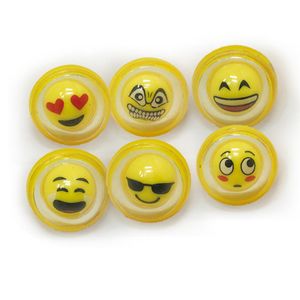 6 x Kögler Emoticon MOGee Flummi LED blinkend Springball Hüpfball gelb 5cm