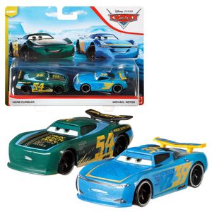 Auswahl Doppelpack | Disney Cars | Fahrzeug Modelle | Die Cast 1:55 | Mattel, Typ:Herb Curbler & Michael Rotor Auswahl Doppelpack | Disney Cars | Fahrzeug Modelle | Die Cast 1:55 | Mattel, Typ:Herb Curbler & Michael Rotor