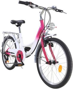 20 zoll Citybike Cityfahrrad Kinderfahrrad    6 Gang Mit Lampe   CITY BIKE Jugendliche Fahrrad  für 12-16Jahre Kinder