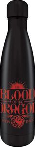 Game Of Thrones: House Of The Dragon - Wasserflasche "Blood Of The Dragon", Metall PM10887 (Einheitsgröße) (Schwarz/Rot)