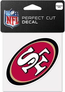 Wincraft Aufkleber 10x10cm - NFL San Francisco 49ers