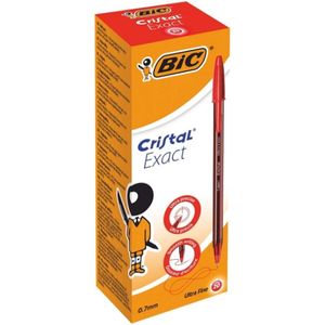 BIC Kugelschreiber Cristal Exact 0.3mm rot, 20er Set