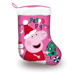Peppa Pig XXL Weihnachtsstrumpf Weihnachtsstrümpfe Christbaumschmuck Nikolausstrumpf Nikolausstiefel Peppa Wutz