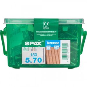 Spax Terrassenschrauben 5.0 x 70 mm TX 25 - 150 Stk.