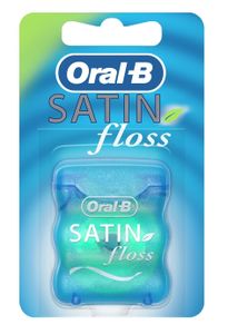 Oral-B Satin Floss Nić dentystyczna Miętowa, 25 m (PRODUKT Z NIEMIEC)