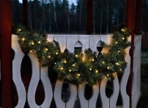 Best Season LED-Girlande "Ottawa Swag" beleuchtet ca. 150 cm, 30 warm white LED, outdoor, Trafo, 612-55