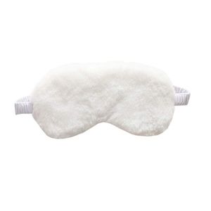 INF Schlafmaske aus Seidenimitat Weiß