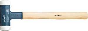 Schonhammer rückschlagfrei, sehr hart mit Hickory-Holzstiel, Rund-Schlagkopf (39012) 50 mm