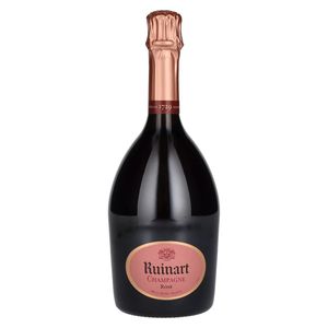 Ruinart Champagne Brut Rose Schaumwein zarte granatrosa Farbe 750ml