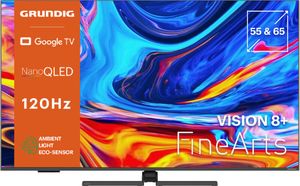 Grundig 55 CQA 8490 London, 139,7 cm (55"), 3840 x 2160 px, 4K Ultra HD, Smart TV, Wi-Fi, Antracit