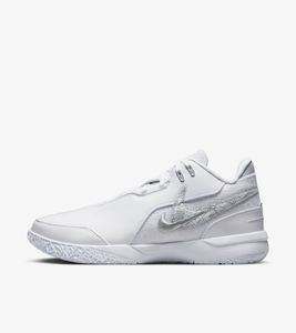 Nike LeBron NXXT Gen AMPD "White Silver" Sneaker, Weiß, Größe: 46