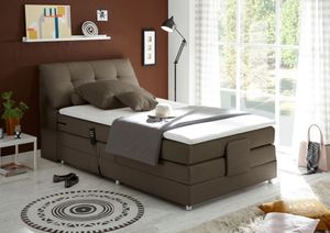 Concord 120x200 cm Boxspringbett mit Motor Stone, Ausführung:Variante 3