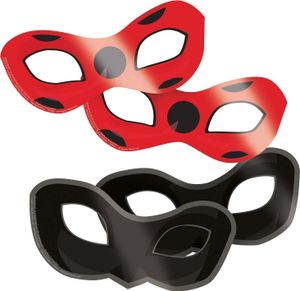 8 Ladybug Masken - Karneval Fasching Party - amscan 8 Ladybug Masken - Karneval Fasching Party - amscan