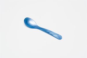 G.F. Heim Söhne Eierlöffel aus Acrylglas blau 12,5cm
