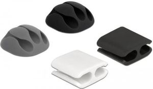 DELOCK Kabelhalter und Kabelclip Set 4 Stück