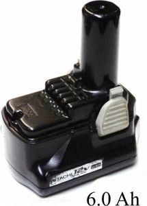 Original Hitachi  Akku 10,8 V / 12 V BCL 1030 Neu Bestückt  mit 6,0 Ah 6000 mAh