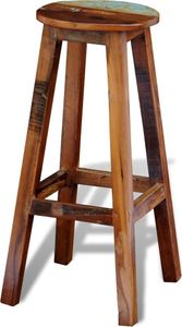 vidaXL Barhocker Altholz Massiv