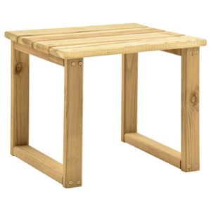 vidaXL Tisch für Sonnenliege 30x30x26 cm Imprägniertes Kiefernholz