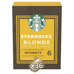 Starbucks Blonde Espresso Roast Big Pack für Nespresso (4 x 36 Kapseln)