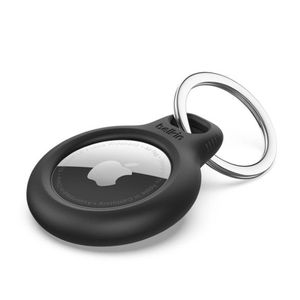 Belkin Schlüsselanhänger für Apple AirTag,schwarz F8W973btBLK