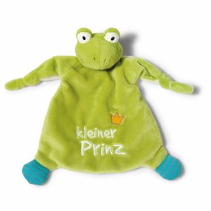 NICI Schmusetuch Frosch kleiner Prinz 25x25cm