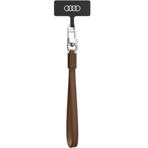 Audi Uniwersalna Smycz Do Telefonu 28Cm 10Mm Leather Brązowy/Brown Au-Hslsl-Gt/D1-Bn