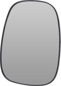 Spiegel Wandspiegel Badspiegel Garderobe Oval Schwarz 30x40cm A140