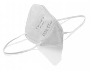 Respirátorová maska Ochrana úst FFP2 s nosním klipem, 10 kusů, jednotlivě baleno