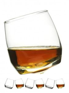 Sagaform Barové houpací sklenice na whisky, 6 ks.