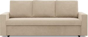 Sofa 3-Sitzer  mit Schlaffunktion,  Cord - Beige