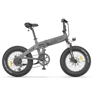 HIMO ZB20 20'' 4.0 Fat Tire E-Bike, 48V/10Ah Lithium-Ionen-Akkus, 250W Motor, Doppelscheibenbremsen, 6-Gang Shimano, Faltbares Strand-/Schnee-/All Terrain-Elektrofahrrad
