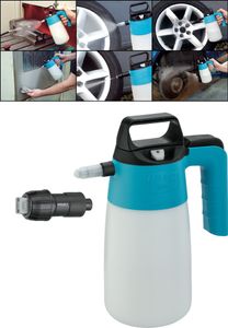 HAZET Pumpsprühflasche, Füllmenge 1 Liter, mit Sicherheitsventil, mit Kegeldüse