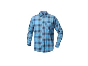 Flanelová košeľa URBAN, modrá, veľkosť 47-48