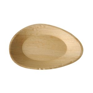 Papstar Palmblatt Teller "pure" oval 26 x 17 cm, 20 x 6 Stück