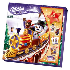 Milka Weihnachtsfreunde Adventskalender aus Alpenmilch sortiert 143g
