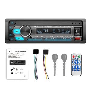 Auto-Stereo-Radio, Bluetooth 50, Sprachassistenten-Steuerung, M12