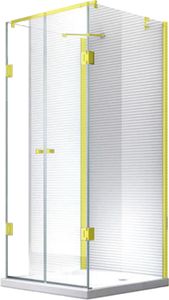 Glaszentrum Hagen - 120x90x195cm - Sprchový kout Ares U-sprchový kout - 8mm - ESG sklo