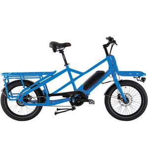 BBF New York E Lastenrad 20 Zoll 165 - 185 cm Cargobike E-Bike Lasten Pedelec Enviolo Nabenschaltung stufenlos, Farbe:blau, Rahmengröße:46 cm