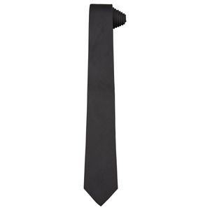 DANIEL HECHTER Krawatte schmale Form Schwarz 100% Seide Modell 80021