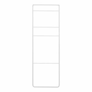 Blomus Handtuchleiter Modo, Handtuchhalter, Stahl Titanbeschichtet, Gummi, White, 170 x 55 cm, 66272
