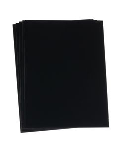 Enkaustik-Malkarten, A4, 5 Stk., schwarz