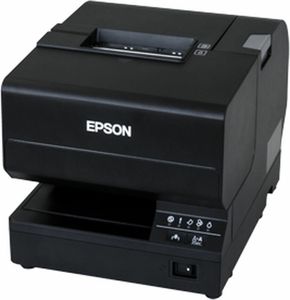 Epson TM-J7200 (301) W/O MICR Epson TM-J7200 (301) W/O MICR,BLACK,INC PSU, EU, Schwarz, USB 2.0 Typ B, Ethernet-Schnitt, Full Cut, PS-180 und#x0026/ EURO AC cable, Tintenpatrone, PS-180, Stromkabel, Einschaltknopfdeckel, Rollenpapier, USB-Kabel, Bedienungsanleitung (CD) (C31CF69301)