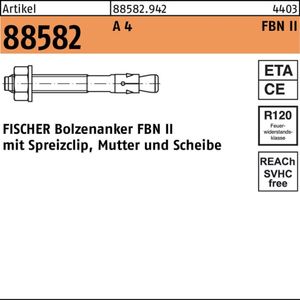 Fischer Bolzenanker Bolzen FBN II A4 - 8/10- 50 Stk