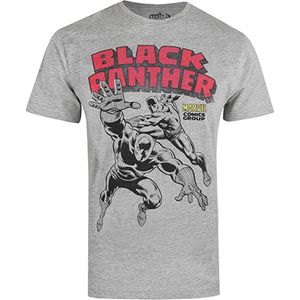 Black Panther - "Combat" T-Shirt für Herren TV1509 (XXL) (Grau)