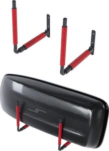 QLS Dachboxen Wandhalterung Wandhalter Dachkoffer Skibox Schaumpuffer Rot 82 cm BOX1 4895