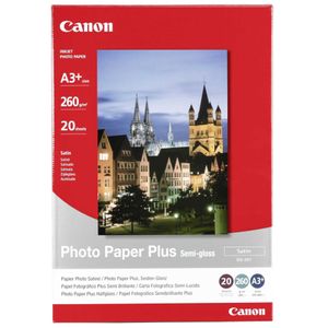 Canon Photo Paper Plus SG-201 - Seidenmattfotopapier - A3 plus (329 x 423 mm) - 260 g/m2 - 20 Blatt - für i9950| PIXMA iX4000, iX5000, iX7000, PRO-1, PRO-10, PRO-100, Pro9000