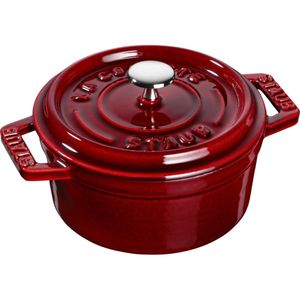 Staub Cocotte Bräter 10 cm grenadinerot rund