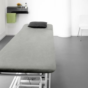 Traumschlaf Frottee Stretch Massageliegenbezug Therapieliegenbezug 65x195 cm grau